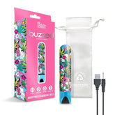 Prints Charming Buzzed Higher Power Stoner Chick Rechargeable Bullet Vibrator with 10 Vibration Modes and Free Drawstring Storage Bag BULLETS